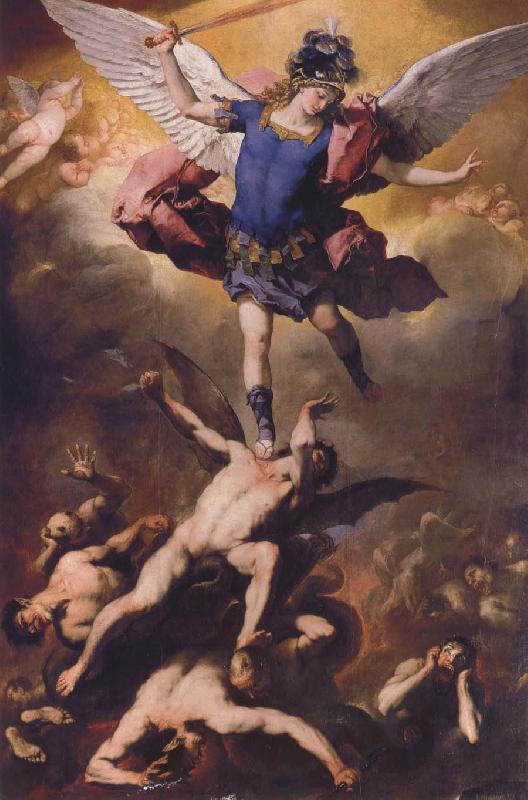 Luca  Giordano The Fall of the Rebel Angels